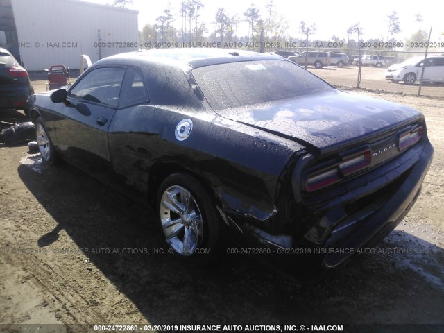 2C3CDZAG4FH865189 - 2015 DODGE CHALLENGER SXT BLACK photo 3