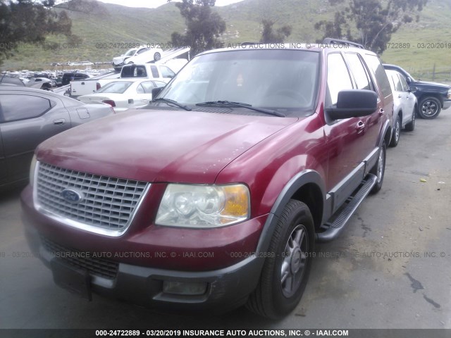 1FMPU15595LA33691 - 2005 FORD EXPEDITION XLT RED photo 2