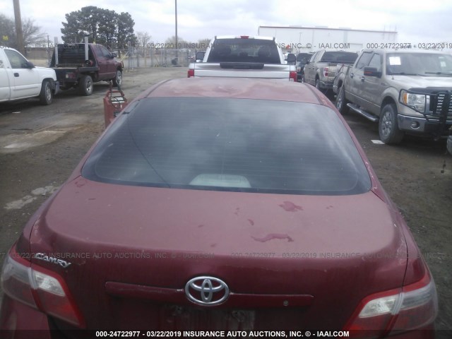 4T4BE46K08R013069 - 2008 TOYOTA CAMRY CE/LE/XLE/SE 红色 照片 6