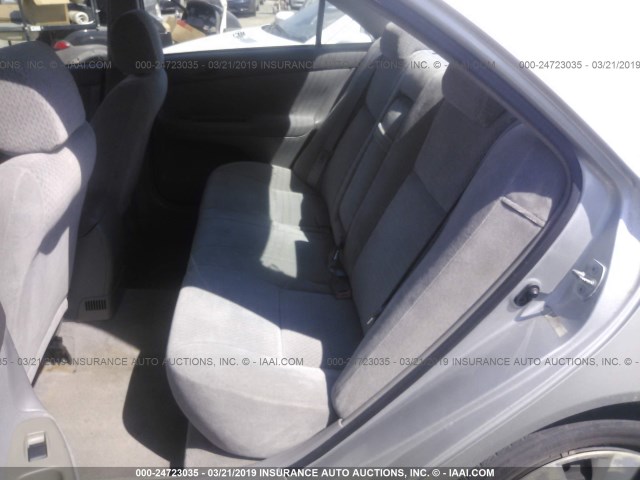 4T1BE32K33U120815 - 2003 TOYOTA CAMRY LE/XLE/SE SILVER photo 8