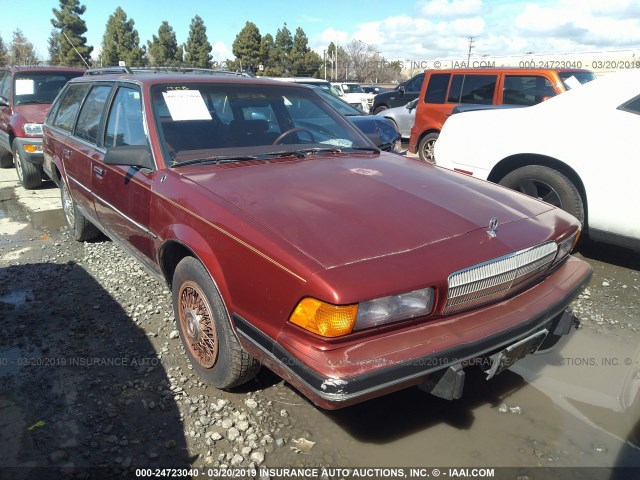 1G4AL84N6L6467534 - 1990 BUICK CENTURY LIMITED RED photo 1