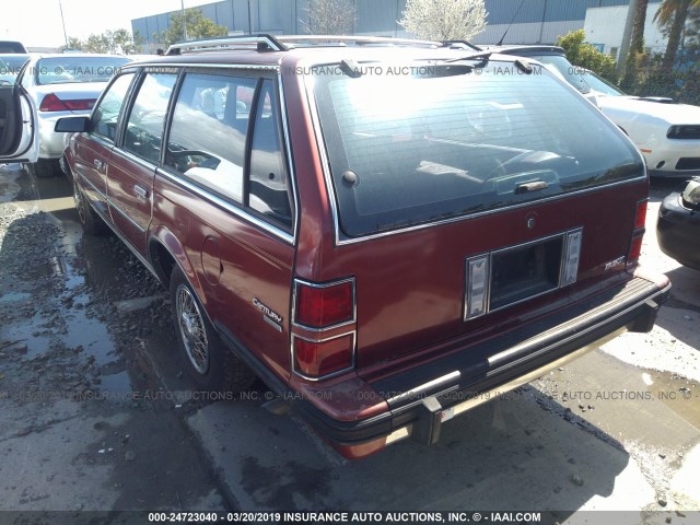 1G4AL84N6L6467534 - 1990 BUICK CENTURY LIMITED RED photo 3