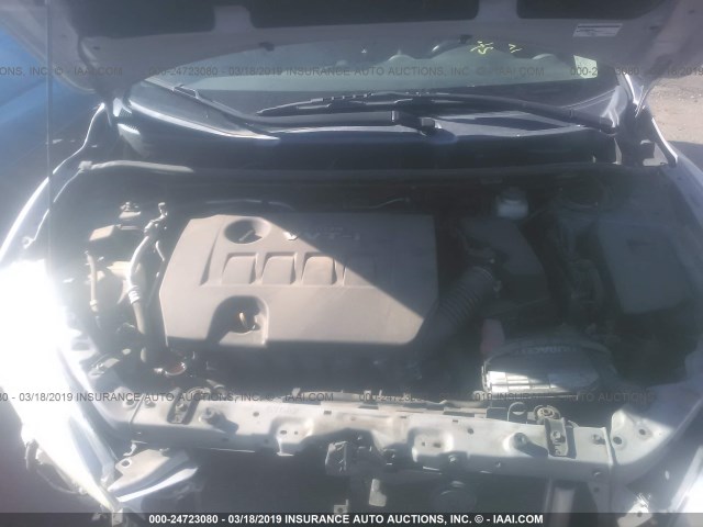 2T1KU40E29C027686 - 2009 TOYOTA COROLLA MATRIX  SILVER photo 10