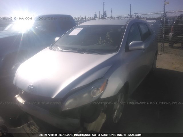 2T1KU40E29C027686 - 2009 TOYOTA COROLLA MATRIX  SILVER photo 2