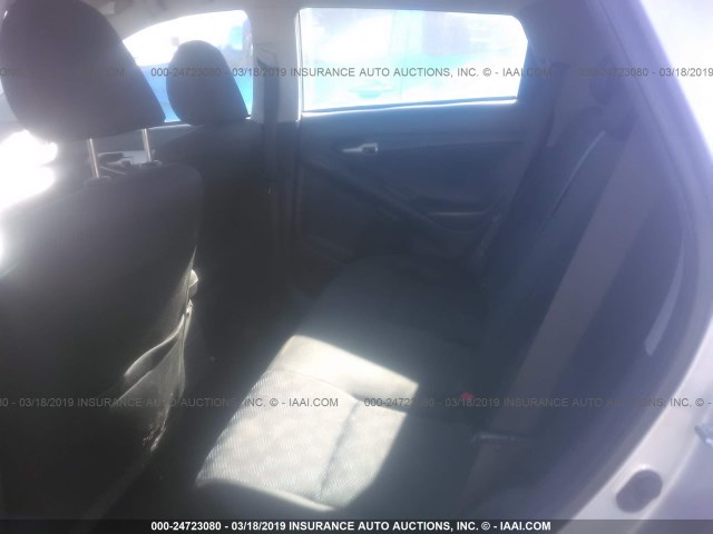 2T1KU40E29C027686 - 2009 TOYOTA COROLLA MATRIX  SILVER photo 8