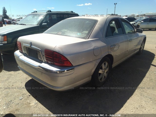 1LNHM86S82Y709287 - 2002 LINCOLN LS 棕色 照片 4