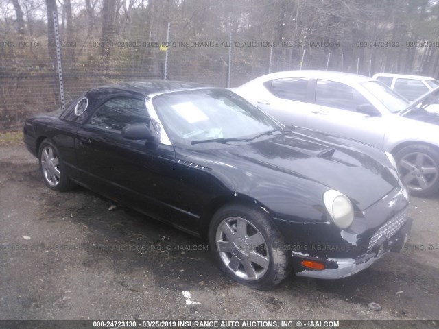 1FAHP60A43Y107073 - 2003 FORD THUNDERBIRD  BLACK photo 1