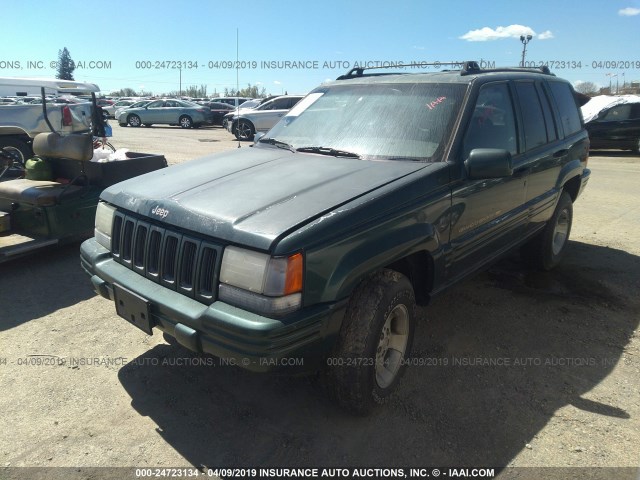 1J4GZ78Y3VC630831 - 1997 JEEP GRAND CHEROKEE LIMITED/ORVIS GREEN photo 2