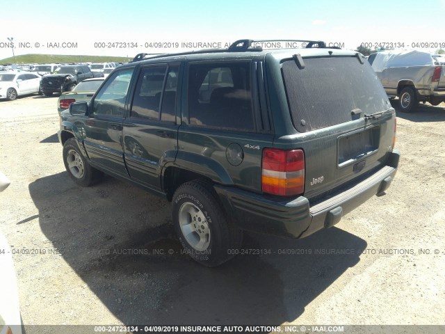 1J4GZ78Y3VC630831 - 1997 JEEP GRAND CHEROKEE LIMITED/ORVIS GREEN photo 3