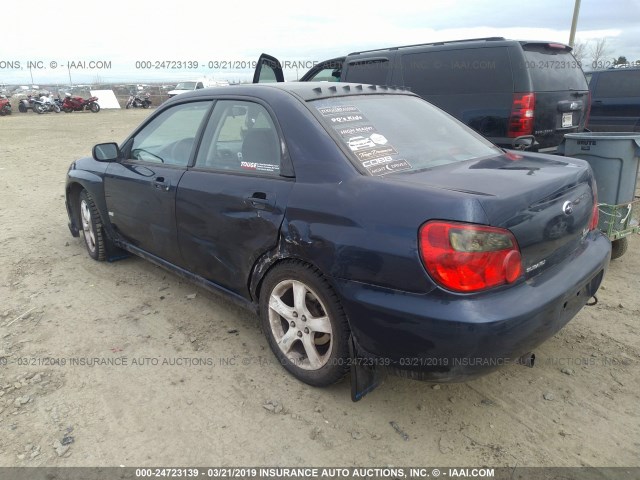 JF1GD67686G516791 - 2006 SUBARU IMPREZA 2.5I BLUE photo 3