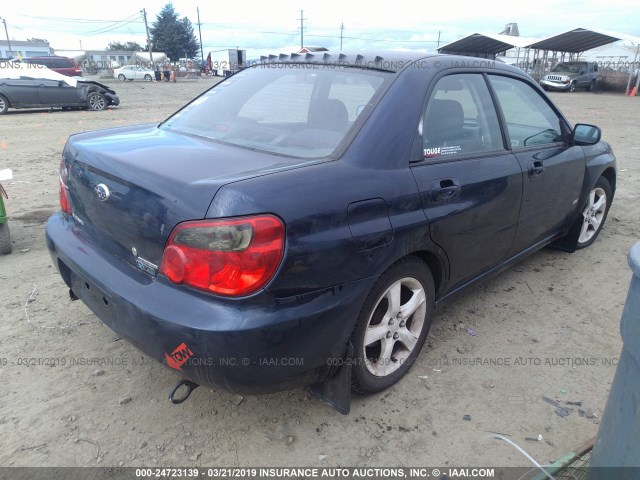 JF1GD67686G516791 - 2006 SUBARU IMPREZA 2.5I BLUE photo 4