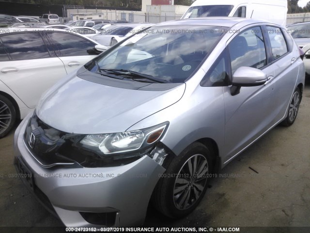 3HGGK5H88FM710867 - 2015 HONDA FIT EX/EXL SILVER photo 2