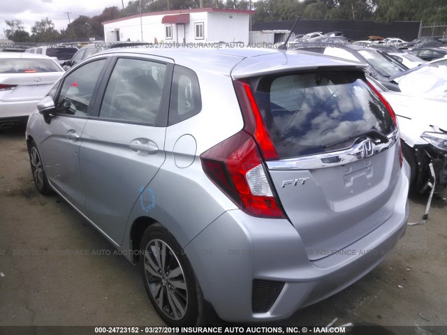 3HGGK5H88FM710867 - 2015 HONDA FIT EX/EXL SILVER photo 3