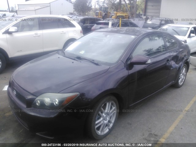 JTKDE3B79A0317994 - 2010 TOYOTA SCION TC იასამნისფერი ფოტო 2