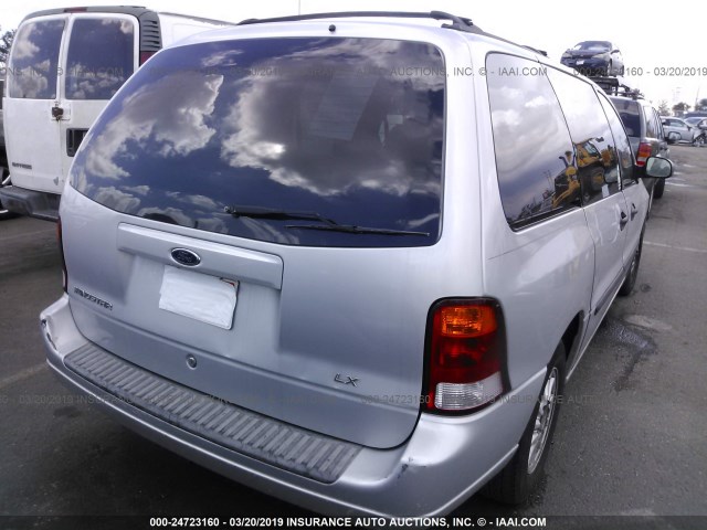 2FMZA51483BA58634 - 2003 FORD WINDSTAR LX SILVER photo 4