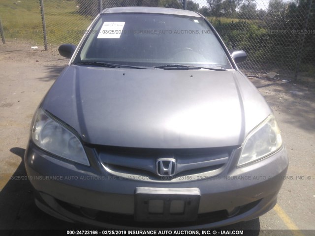 2HGES16315H587093 - 2005 HONDA CIVIC DX VP Boz foto 6