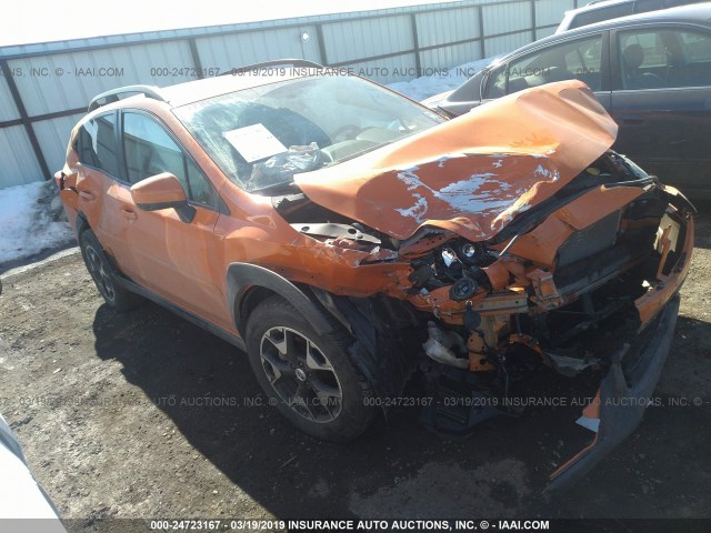 JF2GTADC4J8217216 - 2018 SUBARU CROSSTREK PREMIUM ORANGE photo 1