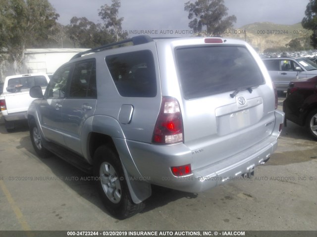 JTEZU14R540021888 - 2004 TOYOTA 4RUNNER SR5/SPORT SILVER photo 3