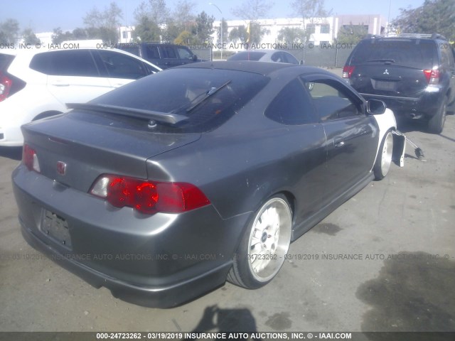JH4DC53072C039881 - 2002 ACURA RSX TYPE-S BROWN photo 4