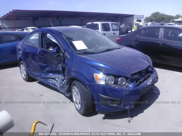 1G1JA5SG3D4237131 - 2013 CHEVROLET SONIC LS BLUE photo 1