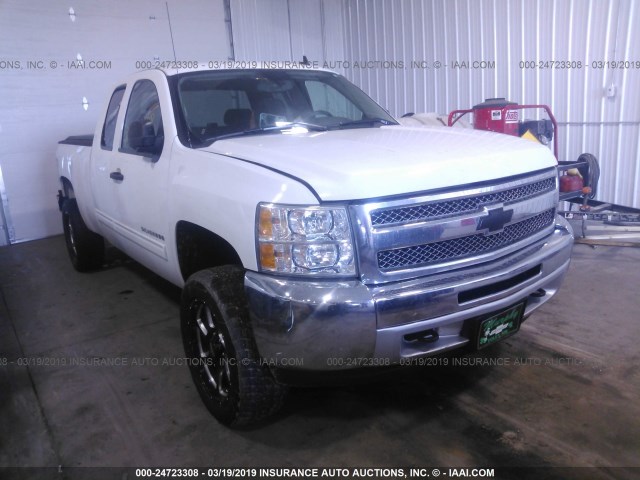 1GCRKSE7XDZ242511 - 2013 CHEVROLET SILVERADO K1500 LT 白色 照片 1