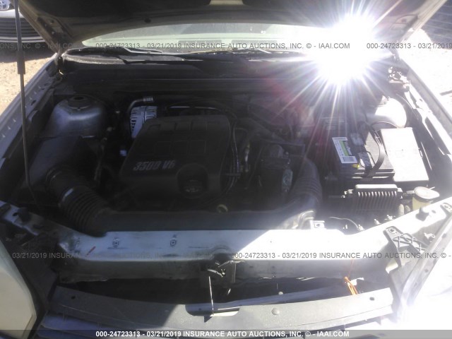 1G1ZT54825F277001 - 2005 CHEVROLET MALIBU LS ვერცხლისფერი ფოტო 10