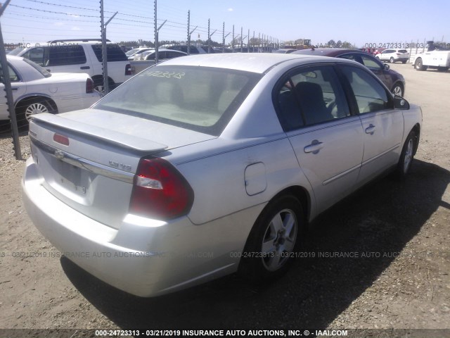 1G1ZT54825F277001 - 2005 CHEVROLET MALIBU LS ვერცხლისფერი ფოტო 4
