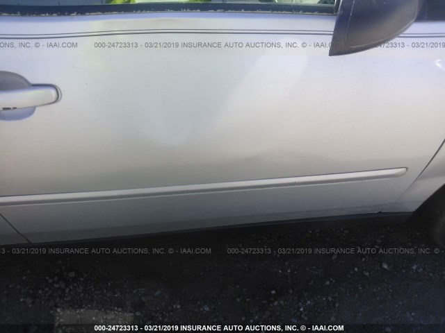 1G1ZT54825F277001 - 2005 CHEVROLET MALIBU LS ვერცხლისფერი ფოტო 6