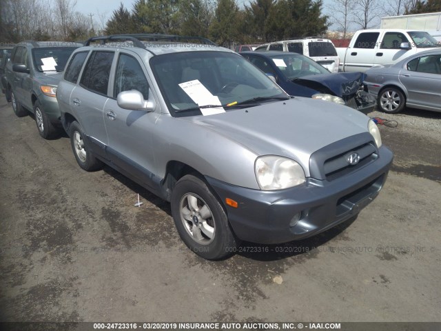 KM8SC73E65U878897 - 2005 HYUNDAI SANTA FE GLS/LX SILVER photo 1