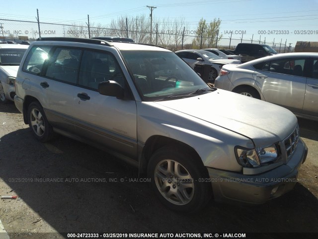 JF1SF6559YG729217 - 2000 SUBARU FORESTER S SILVER photo 1