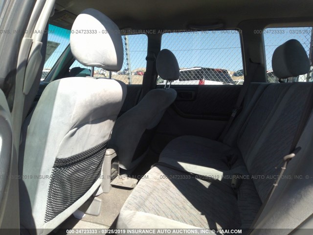 JF1SF6559YG729217 - 2000 SUBARU FORESTER S SILVER photo 8