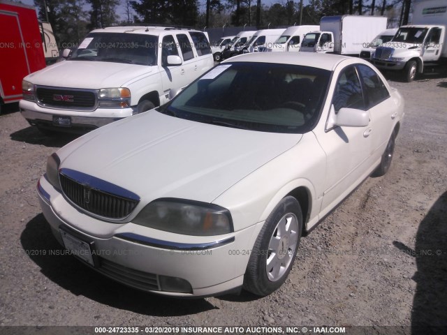 1LNHM86S53Y665881 - 2003 LINCOLN LS WHITE photo 2