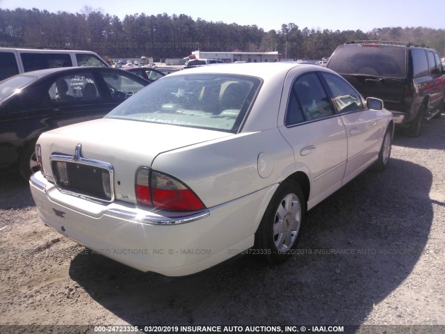 1LNHM86S53Y665881 - 2003 LINCOLN LS WHITE photo 4