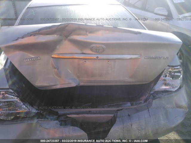 4T1BE32K33U709699 - 2003 TOYOTA CAMRY LE/XLE/SE SILVER photo 6