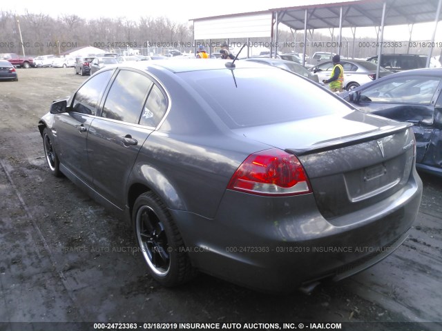 6G2ER57798L147494 - 2008 PONTIAC G8 BLACK photo 3