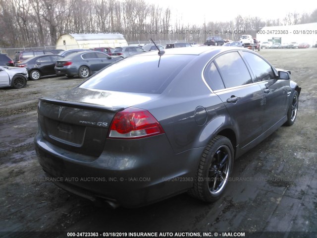 6G2ER57798L147494 - 2008 PONTIAC G8 BLACK photo 4