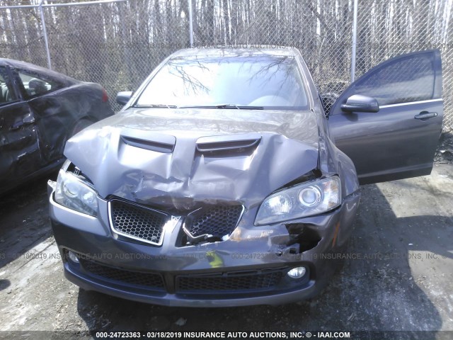 6G2ER57798L147494 - 2008 PONTIAC G8 BLACK photo 6