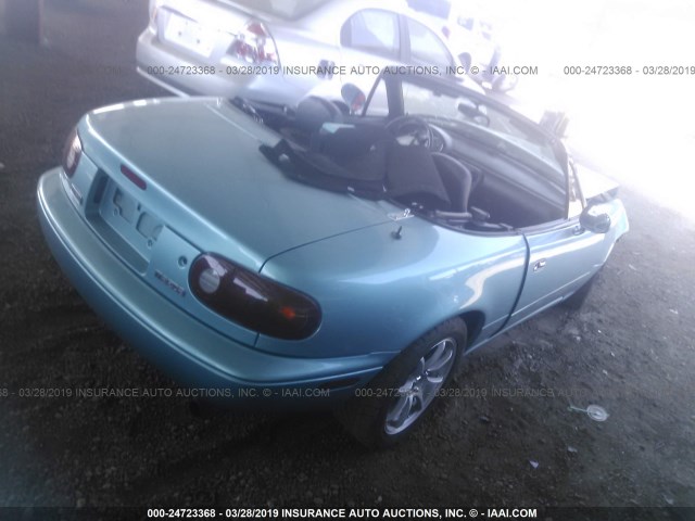 JM1NA3513L0121339 - 1990 MAZDA MX-5 MIATA GREEN photo 4