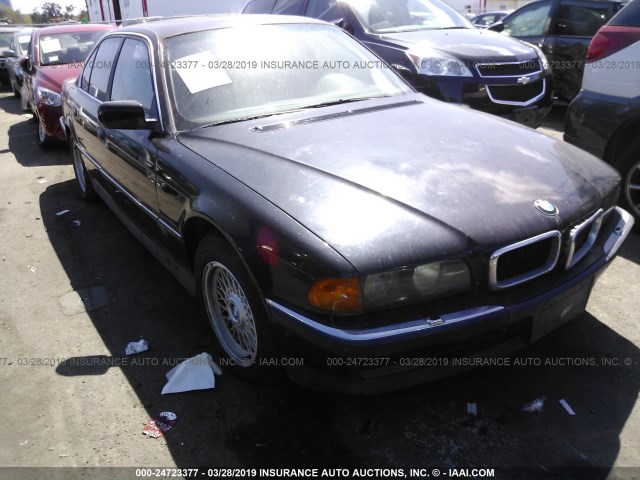 WBAGF6323SDH04914 - 1995 BMW 740 I AUTOMATIC BLACK photo 1