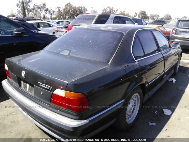 WBAGF6323SDH04914 - 1995 BMW 740 I AUTOMATIC BLACK photo 4