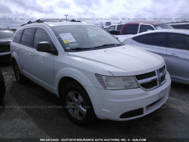 3D4GG57V59T239913 - 2009 DODGE JOURNEY SXT WHITE photo 1