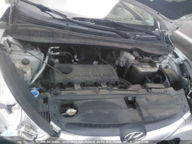 KM8JU3ACXDU716904 - 2013 HYUNDAI TUCSON GLS/LIMITED Күміс фото 10