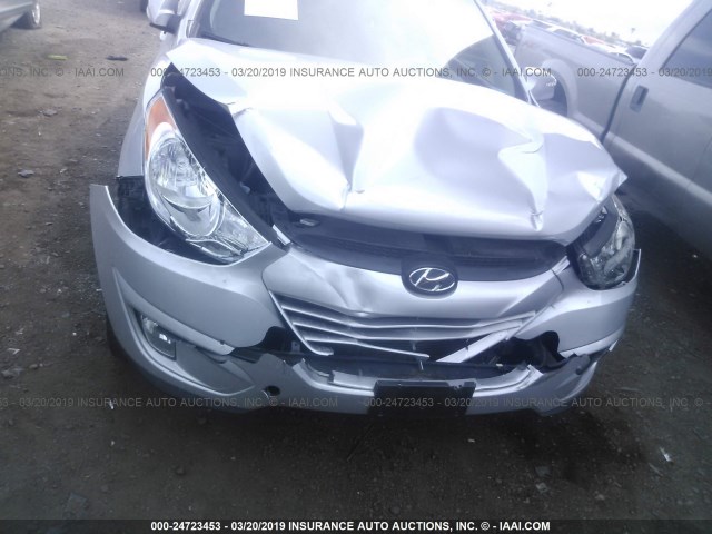 KM8JU3ACXDU716904 - 2013 HYUNDAI TUCSON GLS/LIMITED Күміс фото 6