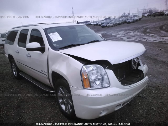 1GKS2MEF7DR168506 - 2013 GMC YUKON XL DENALI WHITE photo 1