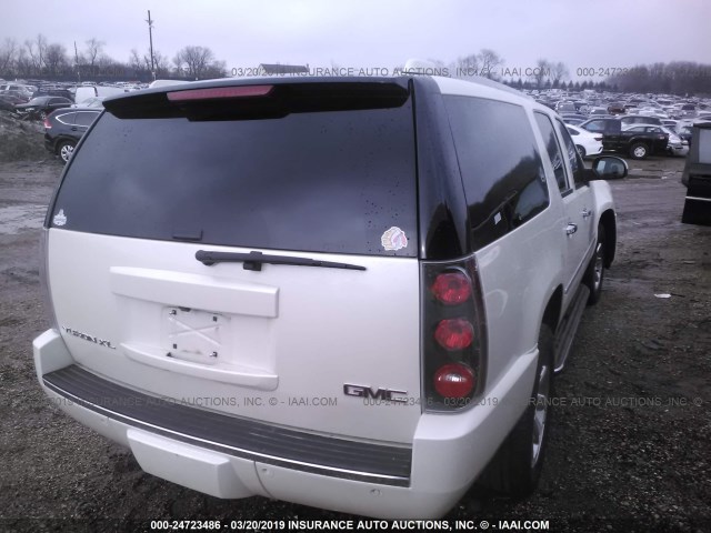 1GKS2MEF7DR168506 - 2013 GMC YUKON XL DENALI WHITE photo 4