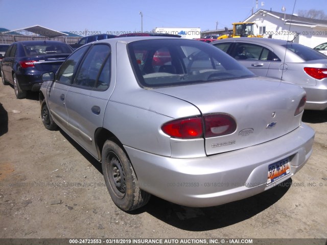 1G1JC524127198244 - 2002 CHEVROLET CAVALIER CNG SILVER photo 3