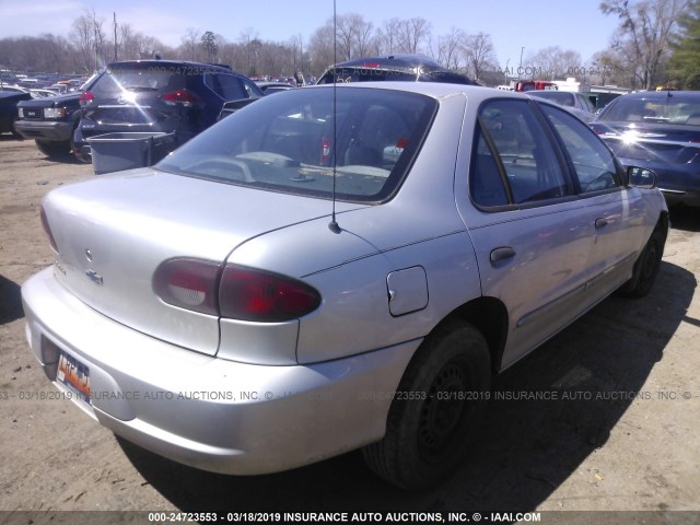 1G1JC524127198244 - 2002 CHEVROLET CAVALIER CNG SILVER photo 4