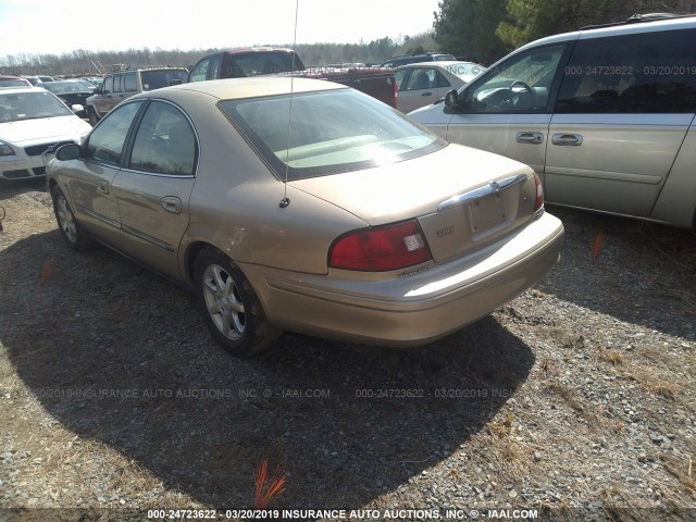 1MEFM55S2YA627325 - 2000 MERCURY SABLE LS PREMIUM GOLD photo 3