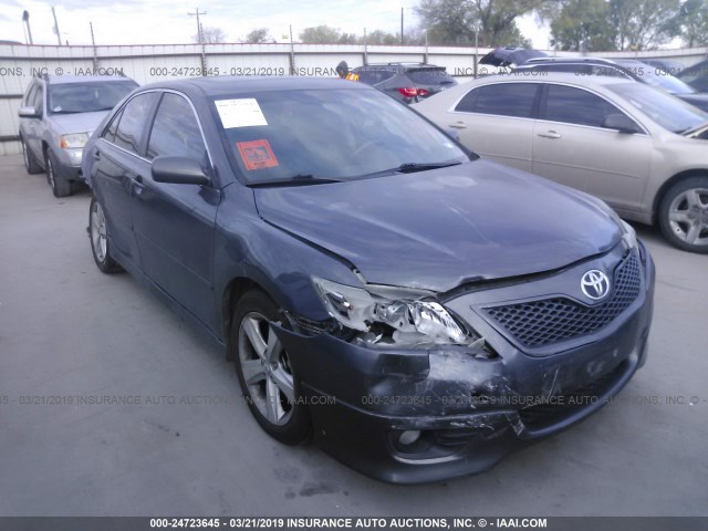 4T1BF3EK2BU733984 - 2011 TOYOTA CAMRY SE/LE/XLE GRAY photo 1