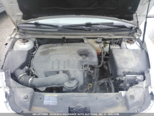 1G1ZC5E08AF185975 - 2010 CHEVROLET MALIBU 1LT 白色 照片 10